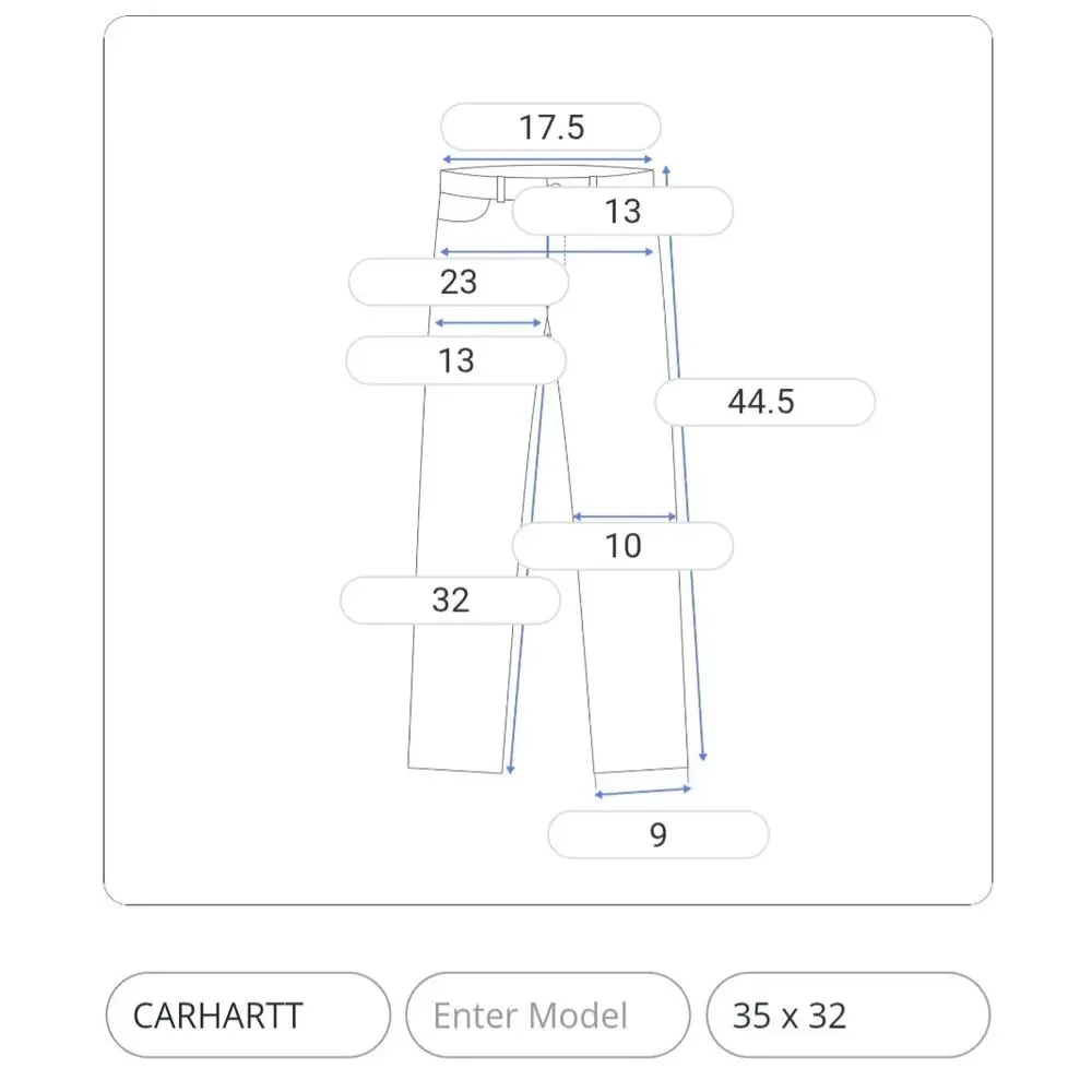 CARHARTT Original Fit Work Pant‎ Men Tagged 36 x 34 | Measure 35 x 32 Tan Canvas